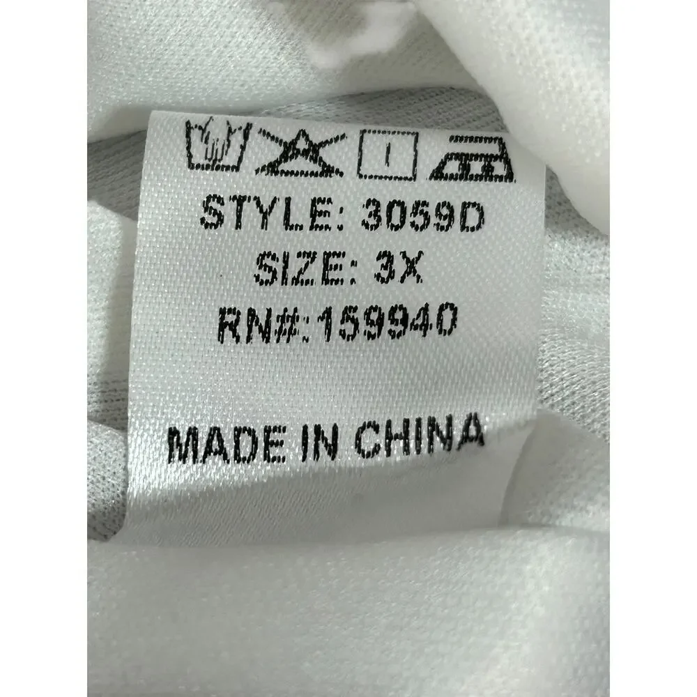 Fashion Nova Feels Like Destiny Maxi Dress Blue Combo Size 3X Asymmetrical - Picture 9 of 13